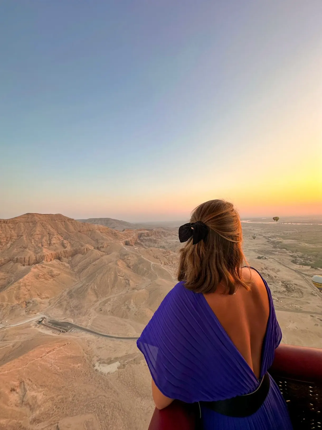Vol en montgolfière au lever du soleil au-dessus de la vallée des Rois, à Louxor