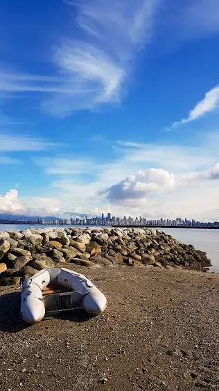 Vancouver title set over the skyline seen from the water