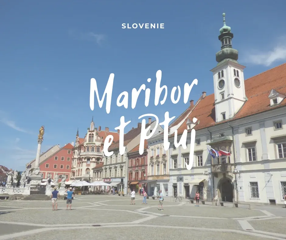 Main square of Maribor and its town hall