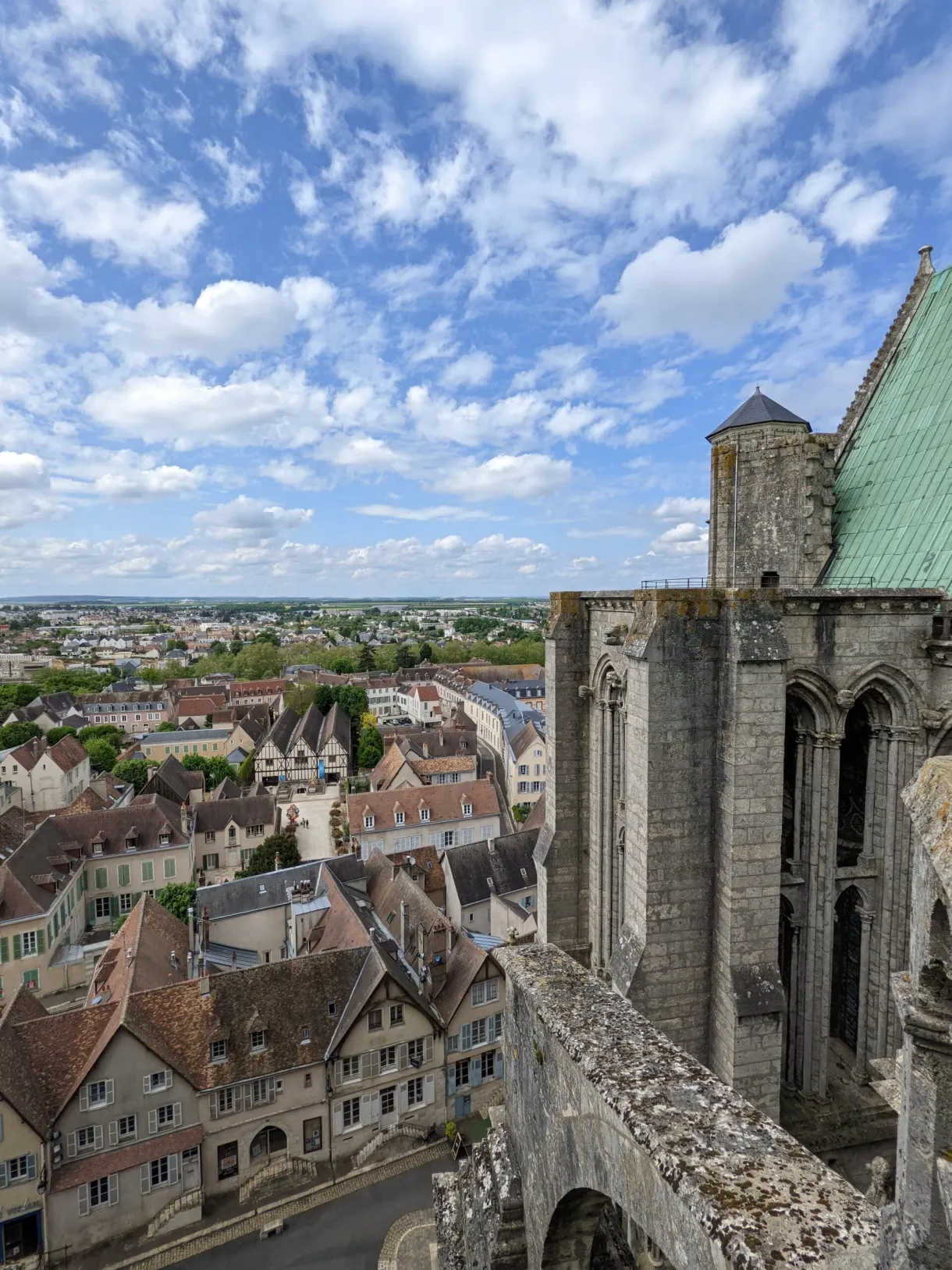 Toits de la ville vus du haut de la cathédrale