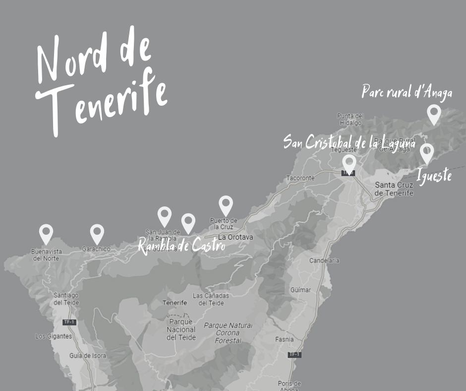 carte nord tenerife