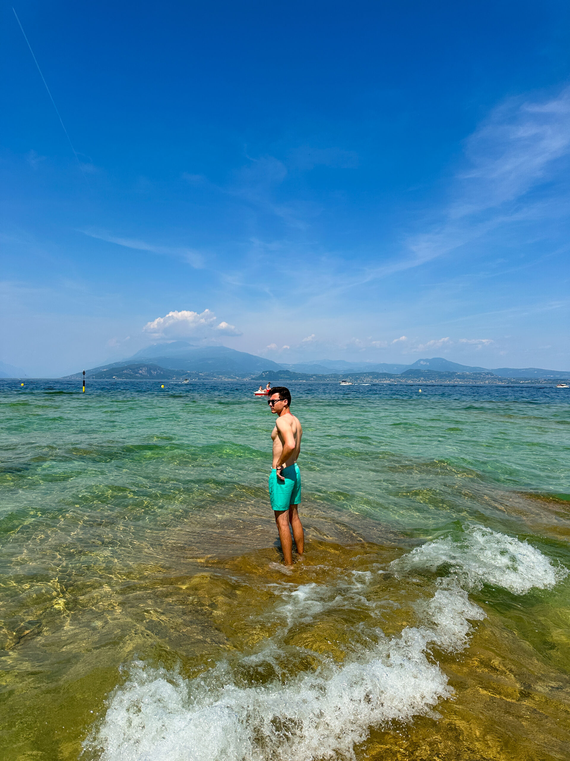 sirmione lac de garde plage baignade